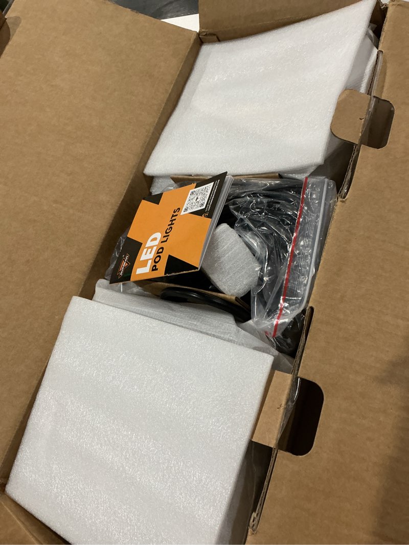 Condition photo showing Good Condition for 2pcs/set) 7 inch 240w round offroad led driving lights with drl+amber/black covers(optional) for suv atv utv trucks pickup boat