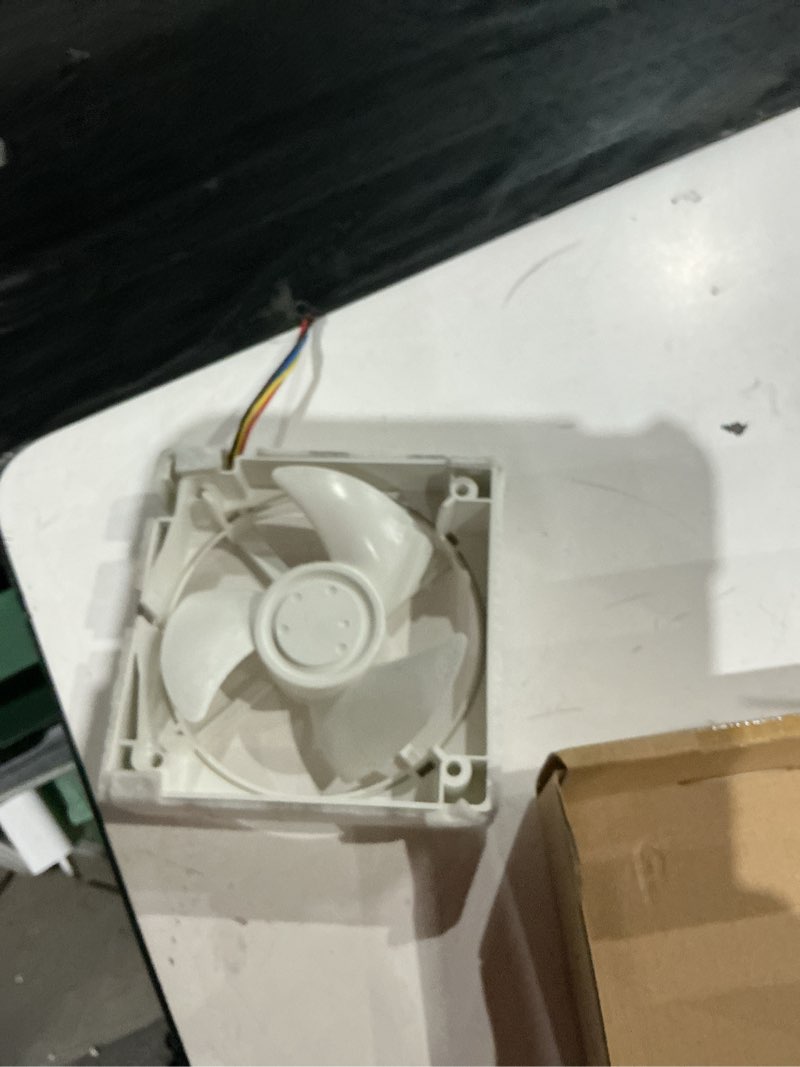 Condition photo showing As Is for wr60x10340 refrigerator evaporator fan motor compatible with ge freezer cooling fan u11p14ms7a3-57a611 239d1371p001 replaces ap6891698 ps12727431 eap12727431 | size 4.4 × 4.4 inch