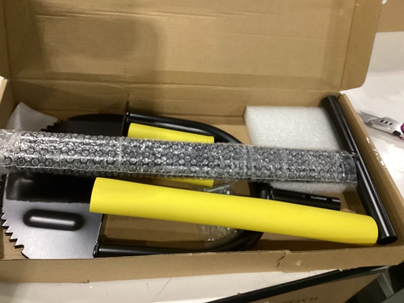 Condition photo showing Good Condition for gunpla half moon edger lawn tool, 42" heavy duty half moon lawn edger manual grass edger with t-grip handle for landscaping, sidewalks, grass, flower bed, yard and garden edging