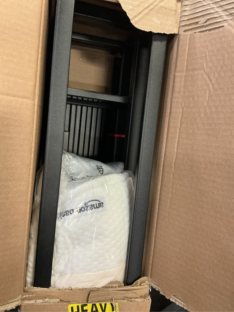 Condition photo showing Good Condition for amazon basics smart box spring bed base, 7-inch height mattress foundation, tool-free easy assembly, full, 74"l x 53"w x 7"h, white full(74"l x 53"w) 7-inch height