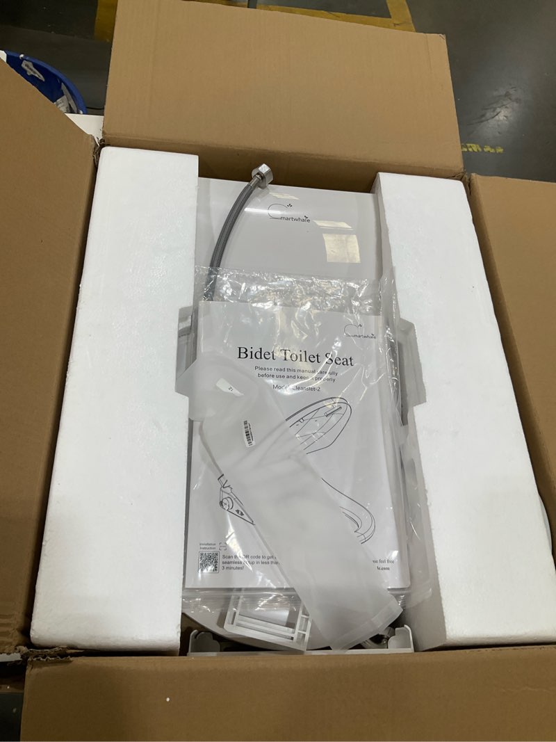Condition photo showing Good Condition for electric bidet toilet seat, heated toilet seat elongated with instant warm water & dryer, feminine & front rear wash, wireless remote, self-clean nozzle, slow close lid, upgraded silent eco child mode