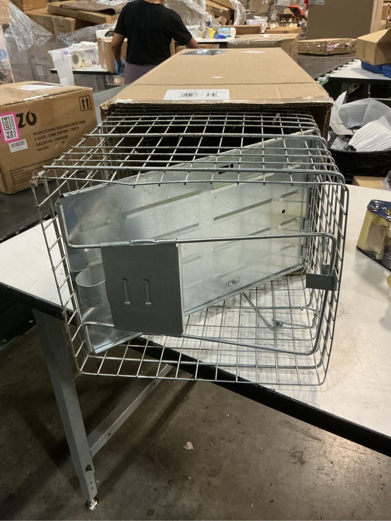 Condition photo showing Good Condition for havahart 1079sr large 1-door humane catch and release live animal trap cage - live raccoon trap, for bobcats, beavers, dogs, & more