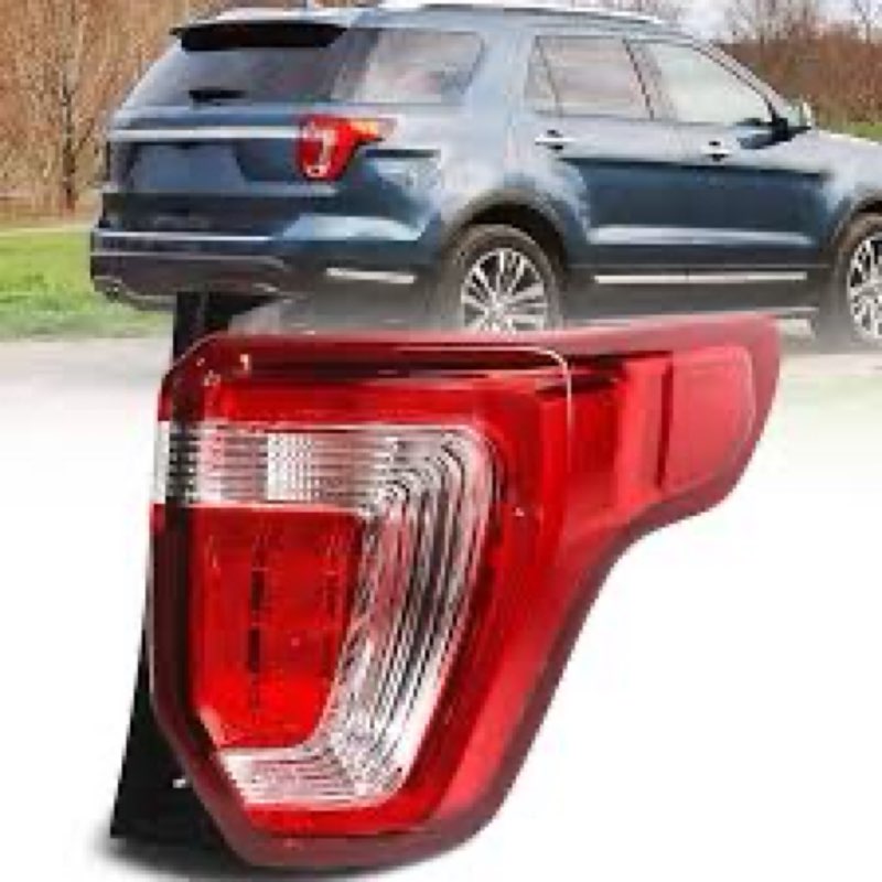 VLINCAR Tail Light Assembly Compatible with Ford Explorer 2016-2019 Police Interceptor Utility Taill