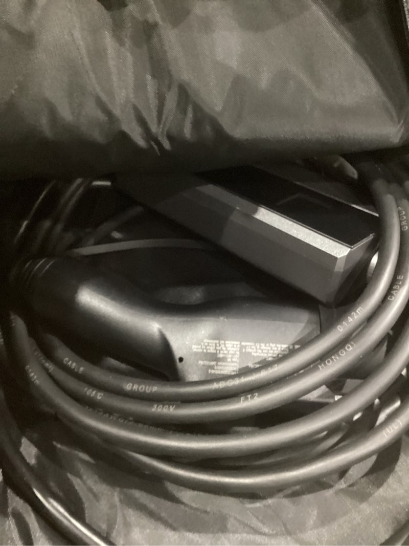 Condition photo showing Good Condition for Portable Level 1 EV Charger, Electric Car Charging with 25ft Charging Cable, Home EV Charging Station for SAE-J1772 Charger, 16A Electric Vehicle Charging with NEMA 6-20, Current Adjustable