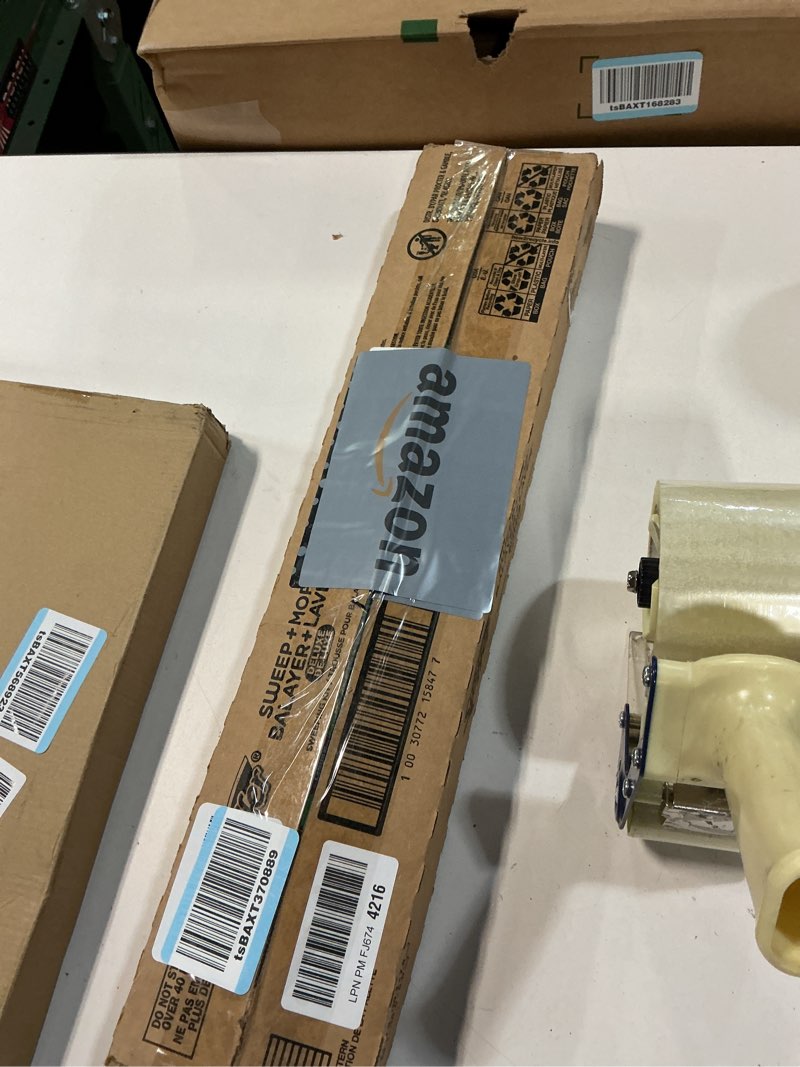 Condition photo showing Good Condition for Swiffer Sweep and Mop Deluxe  2-in-1 Floor Mopping and Sweeping Kit  Includes 1 Sweeper Device  5 Heavy Duty Dry Sweeping Cloths  6 Heavy Duty Wet Mopping Cloths