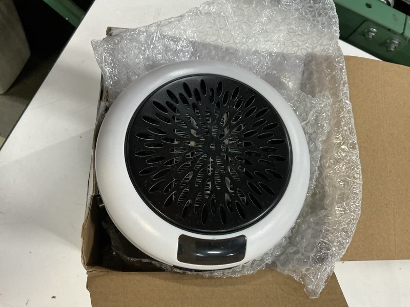 Condition photo showing Good Condition for Meonum 2 Pack Small Space Heater, 500W Portable Electric Small Heater with Adjustable Thermostat and Timer, Overheat Protection and LED Display, Quiet Space Heater for Office Desk Indoor Use (White)