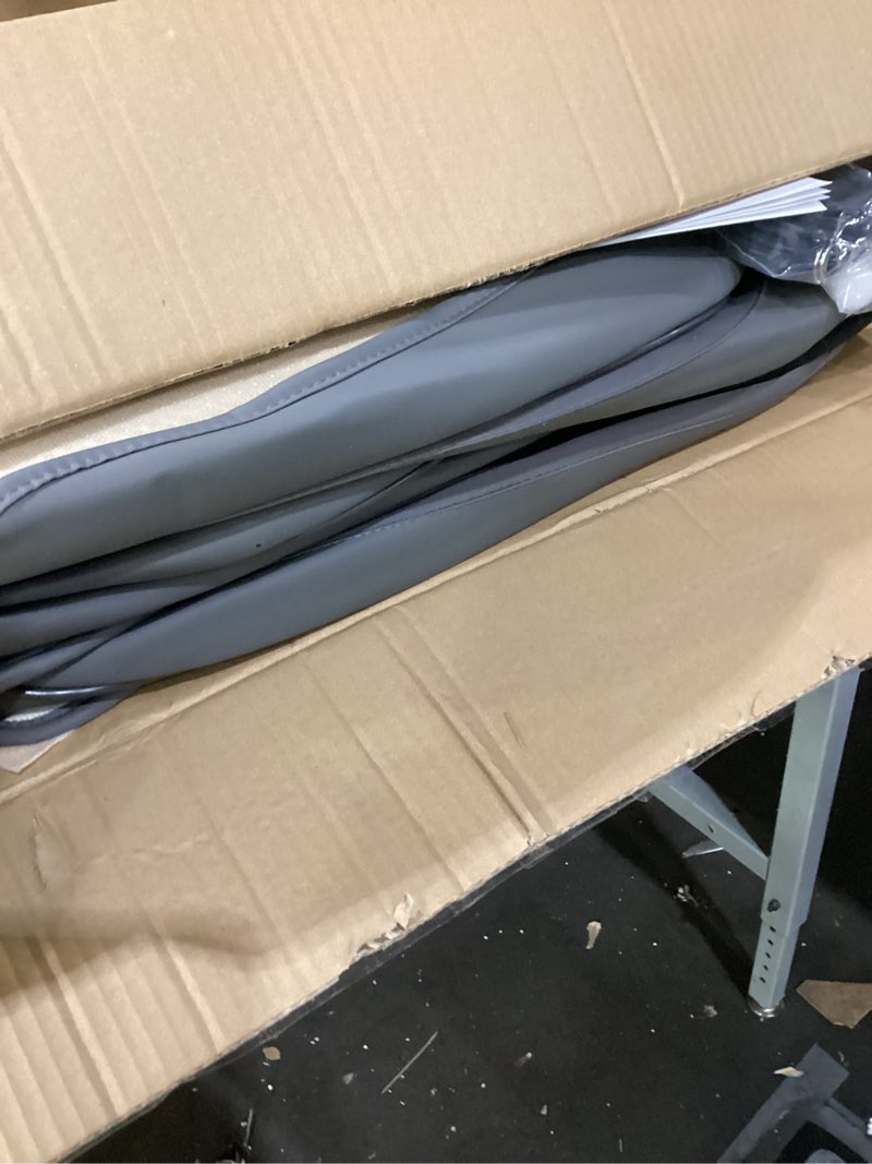 Condition photo showing New/Like New for Car Seat Covers Full Set, 5 Seats Comfortable Faux Leather Seat Covers for Cars, Waterproof Automotive Seat Covers, Luxury Universal Fit Seat Covers for SUV, Sedans, Pick-up Trucks (Gray) Grey Full Set