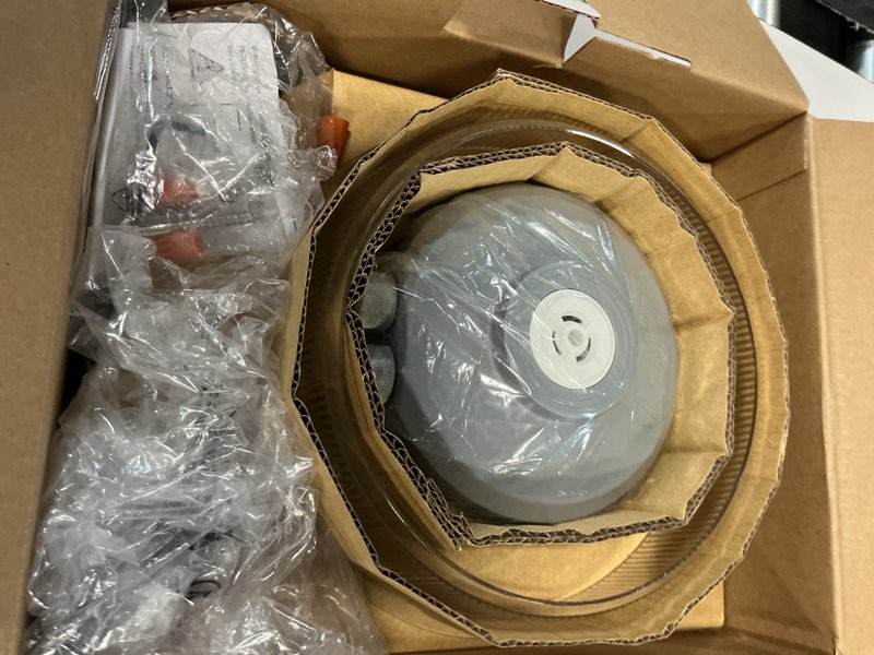 Condition photo showing Good Condition for lithonia lighting 175-watt equivalent integrated led gray area light with switchable color temperatures