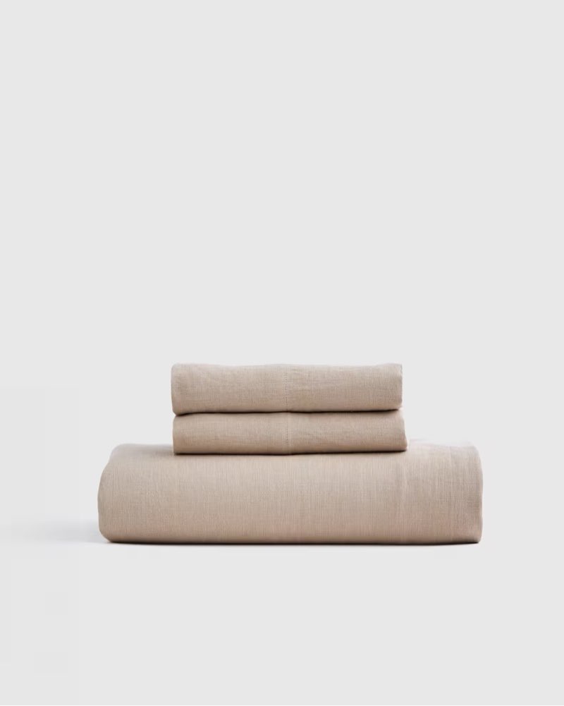european linen fitted sheet set (76 in x 80 in x 16 in )