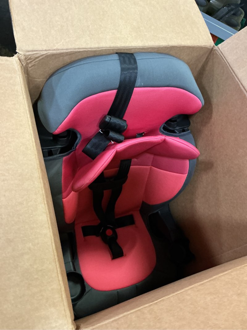 Condition photo showing As Is for Safety 1st Grand 2-in-1 Booster Car Seat, Forward-Facing with Harness, 30-65 pounds and Belt-Positioning Booster Sunrise Coral 2