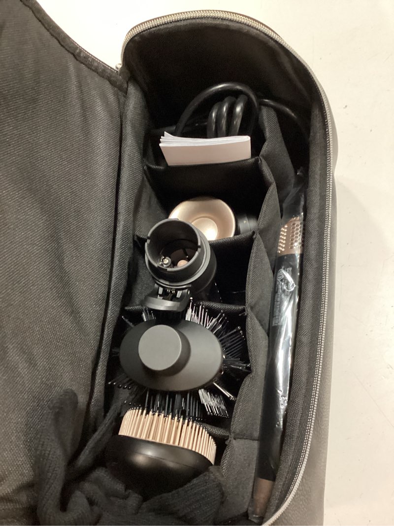 Condition photo showing New/Like New for conair digitalaire hot air styling system hair dryer and volumizer | 4-in-1 styling versatility, high-speed brushless digital motor for all hair types, heat glove, travel bag, black, bc8100am