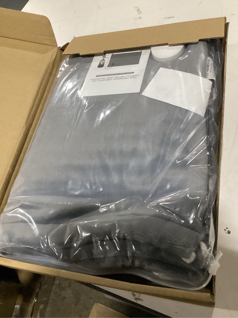 Condition photo showing New/Like New for 3-in-1 Electric Heated Foot Warmer Pad, 6 Heat Settings & 4 Timers, Double Sided Soft Fleece Feet He