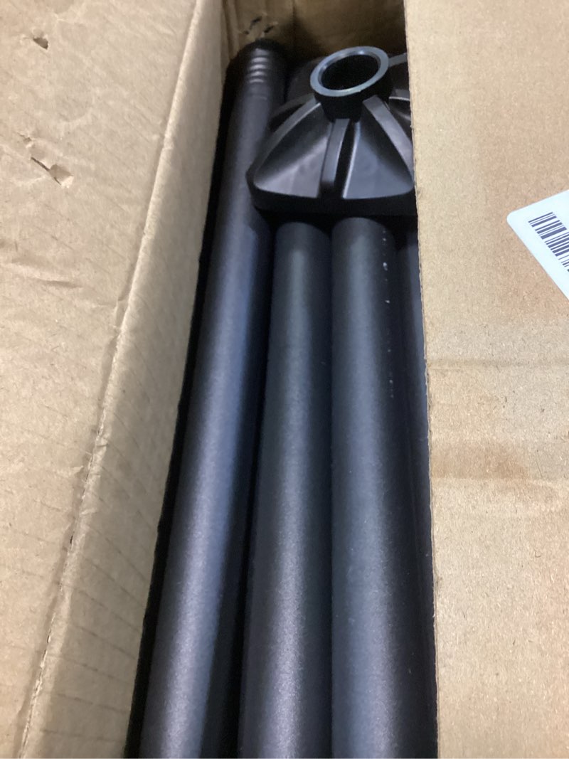 Condition photo showing Good Condition for aktop room divider curtain rod, no drilling privacy room separator for space partition, 4-10.5ft(h) 29-73”(w) adjustable heavy duty floor to ceiling wall divider tension rod for room separation, black