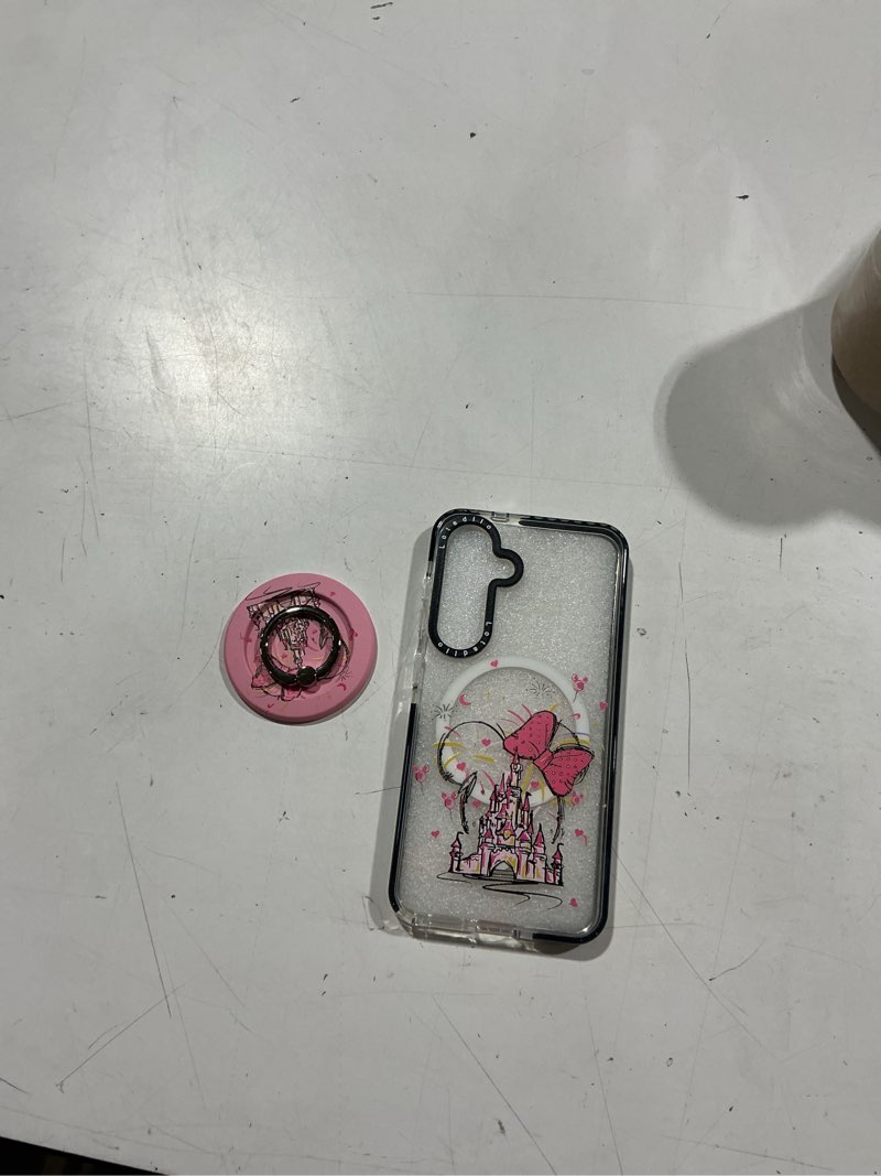lotadilo cute case for samsung galaxy s25 for women girls - funny castle design compatible with magsafe magnetic ring holder kickstand fashion tpu phone covers