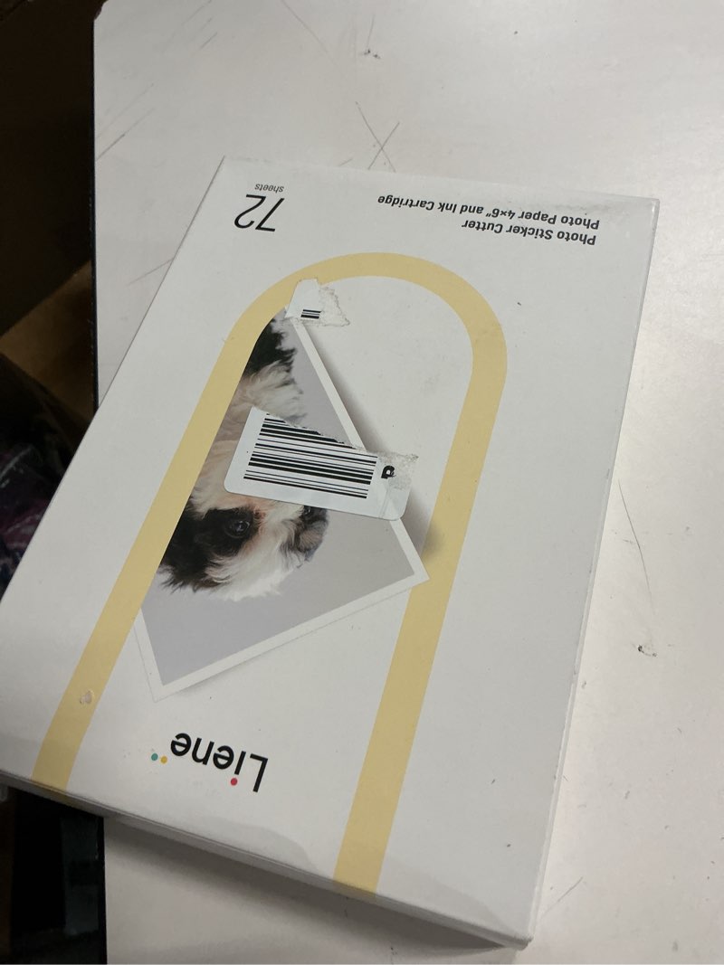 Condition photo showing New/Like New for Liene Photo Paper & Cartridge, 2 Ink Cartridge Refill & 72 sheets photo papers, 4x6", Dye Sublimation, Water & Oxidation-Proof, Only for Liene PixCut S1