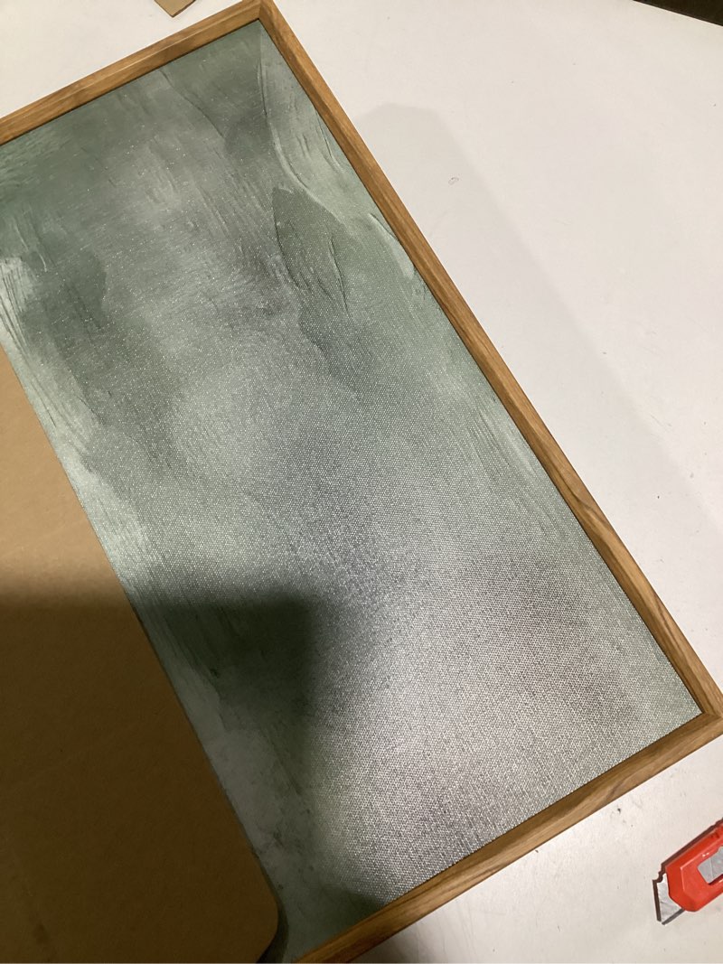 Condition photo showing Good Condition for FWIEXA Modern Abstract Canvas Wall Art Set of 3, Framed Neutral Wall Decor, Large Black White Wall P