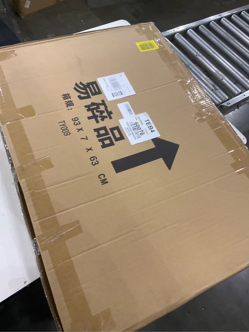 Condition photo showing New/Like New for Antique Gold Wall Mirror - 24x36 Inch Wrought Iron Frame, Tempered Glass Wall Mounted Bathroom/Dressing Mirror, Vintage Ornate Decor for Home