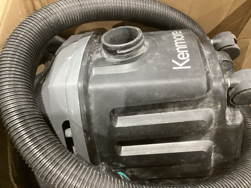 Condition photo showing Good Condition for kenmore kw3050 wet dry canister vac 4 gallon 5 peak hp 2-stage motor vacuum cleaner with washable hepa filter & dust bags for hard floor & carpet, black