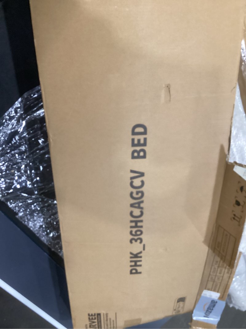 Condition photo showing As Is for Similar to stock photo *Qcdz2 Upholstered bed frame