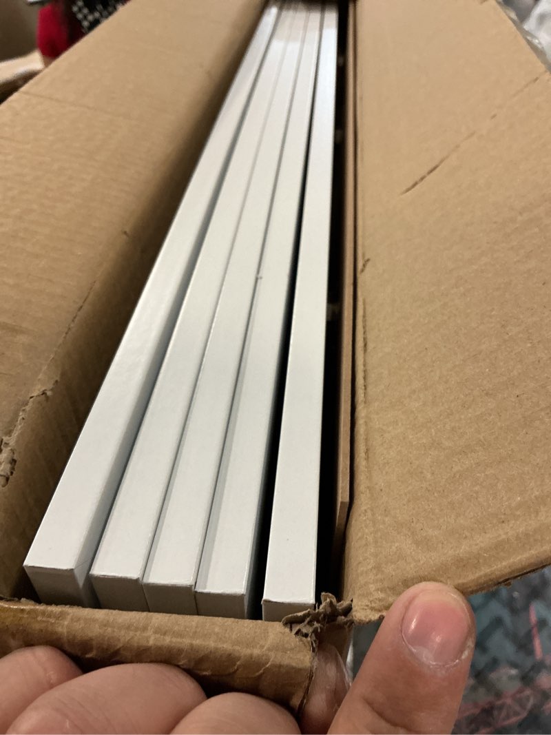 Condition photo showing Good Condition for pealsn 18x24 poster frame set of 5, display pictures 16 x 20 with mat or 18 x 24 without mat for wall mounting display, poster frames 18 x 24 for wall decor, white white 18x24