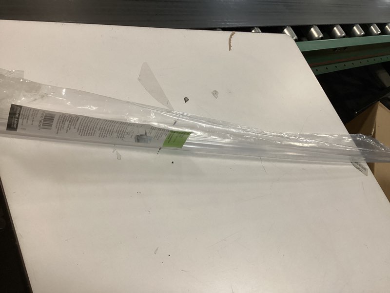 Condition photo showing New/Like New for Prime-Line M 6258 Frameless Shower Door Bottom Seal for 3/8 In. Thick Glass Doors – Stop Shower Leaks and Create a Water Barrier, 36 In., Clear Vinyl (Single Pack) Clear 3/8 in. single flap