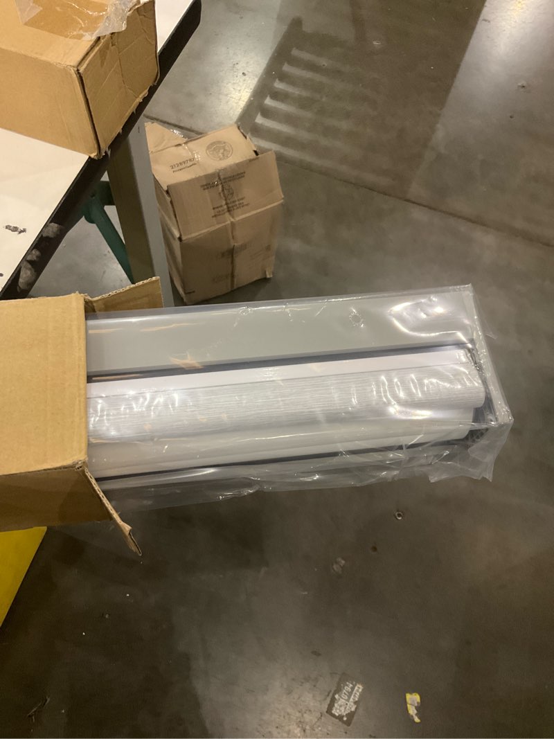 Condition photo showing New/Like New for Joydeco No Drill Blackout Shades, Free-Stop Cordless Roller Shades, UV Protection, Thermal Insulated Blinds for Indoor Windows, Easy Install Window Blinds for Home and Office (Grey, 35" W X 75" H) Light Grey (No Drill) 35"W x 75"H