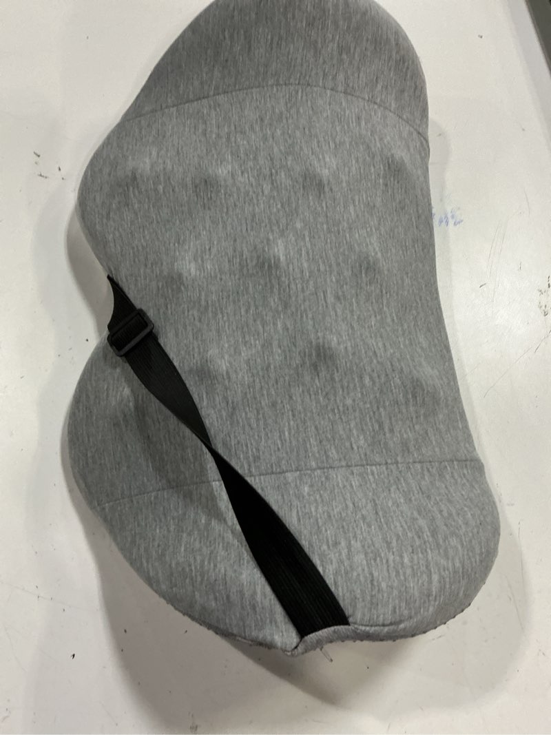 Condition photo showing As Is for lumbar support cushion, pain relief, comfortable spine massage, lower back cushion, cotton for bedroom (49 x 27 x 13.5cm)(similar no same)