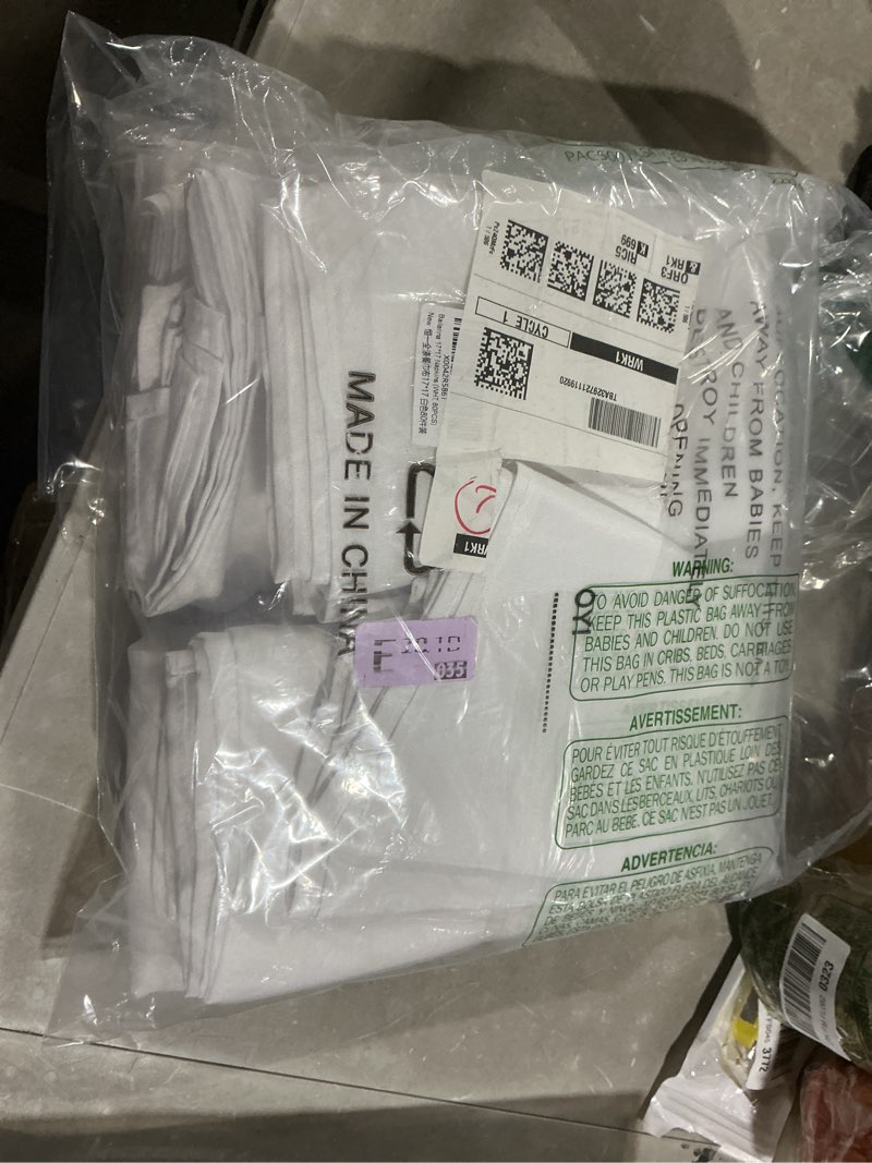 Condition photo showing Good Condition for bailarina cloth napkins set of 80,17x17 inches dinner napkins cloth washable,polyester square table cloth napkin bulk with hemmed edges ideal for banquets, parties and weddings-white white 80