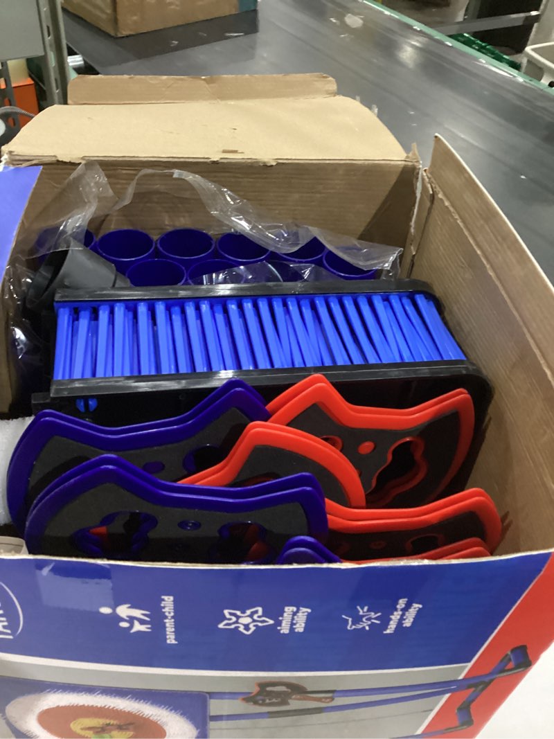 Condition photo showing Good Condition for Axe Throwing Target Game for Backyard with 8 Throwing Axes Set,Indoor &Outdoor Activities for Kids,Hunting Games for Family, Birthday Gift for Boys Girl, Carnival Games Blue