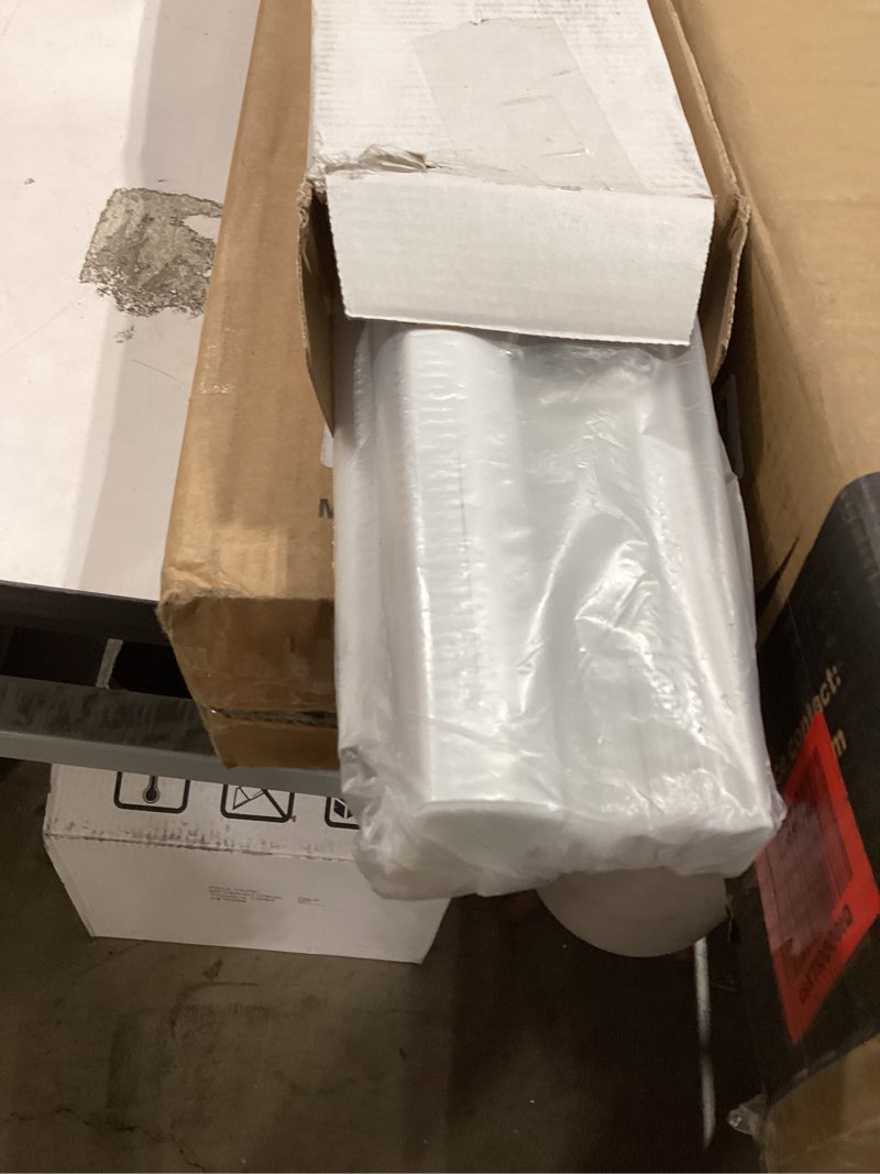 Condition photo showing Good Condition for similar product nolike stock photo or width and length similiarcordless room darkening mini blinds for indoor windows - 41\" w x 64\" l - white, over 1,400 custom sizes starting at $9.97, 1\" vinyl slats, horizontal window blinds by lumino