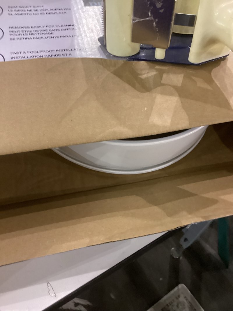 Condition photo showing Good Condition for KOHLER 25875-0 Hyten 3" Height, Elevated Soft Close Elongated Toilet Seat, Contoured Seat with Grip-Tight Bumpers, Quick-Attach Hardware, No Slam Toilet Seat, White White Elongated