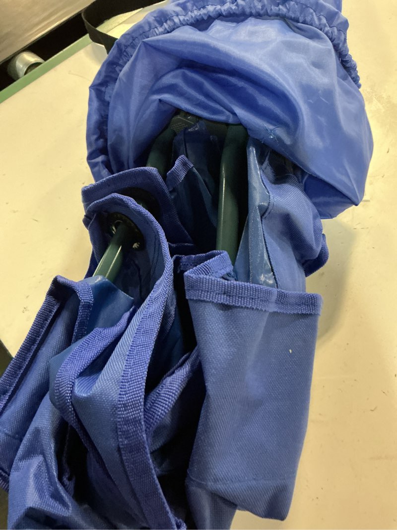Condition photo showing Good Condition for basic folding outdoor portable camping chair blue - all in motion™