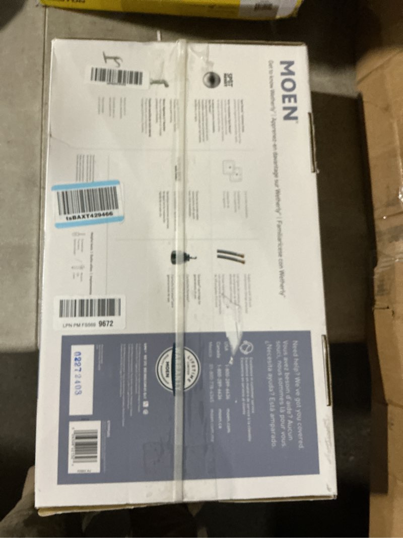 Condition photo showing Good Condition for Moen Wetherly Spot Resist Stainless High-Arc Kitchen Faucet with Side Spray, 87999SRS 9.25 x 10.25 x 11.13 inches Spot Resist Stainless