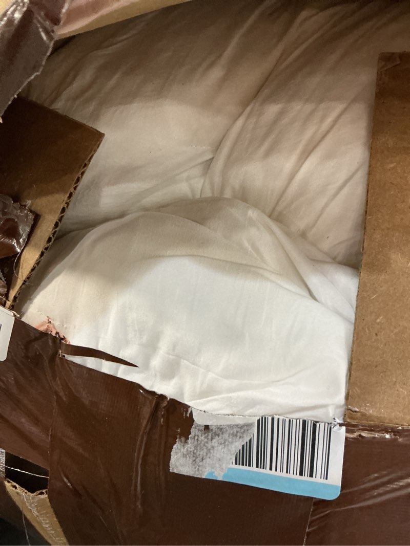 Condition photo showing As Is for whatsbedding memory foam mattress topper queen size, 5 inches memory foam topper with cooling viscose made from bamboo cover, deep pocket