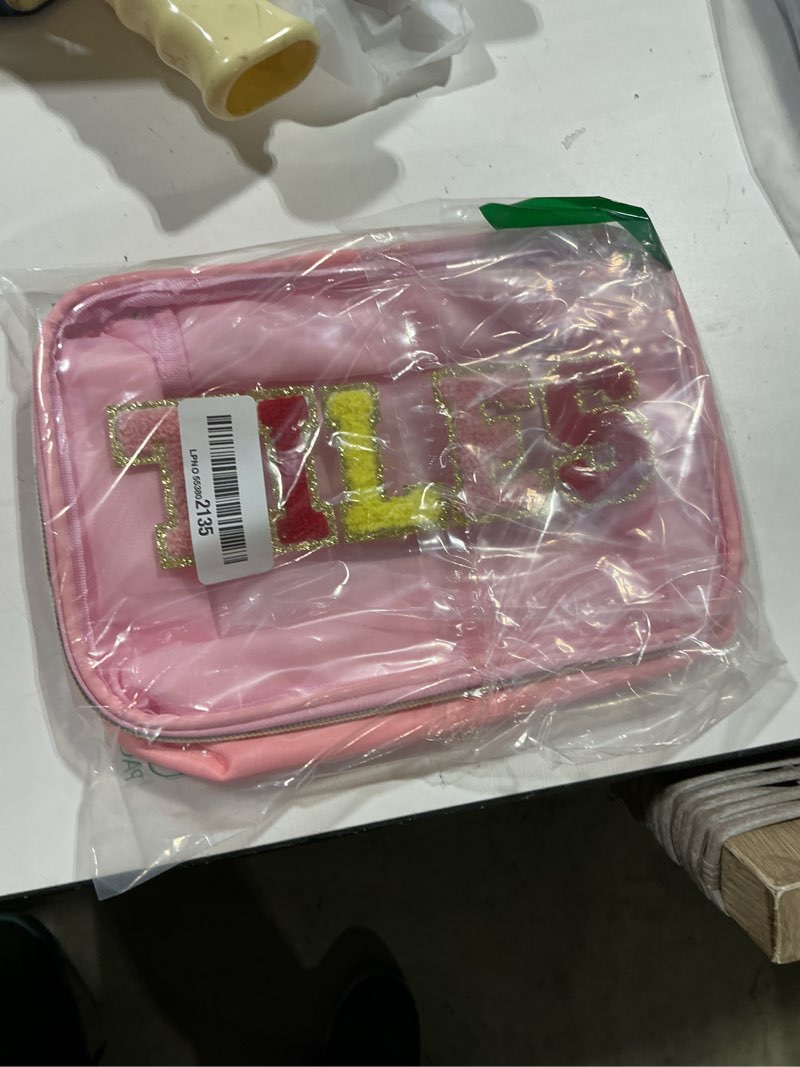 Condition photo showing Good Condition for whjycib empty american mahjong tile bag, mahjong bag with zippered & letter embroidery, waterproof m