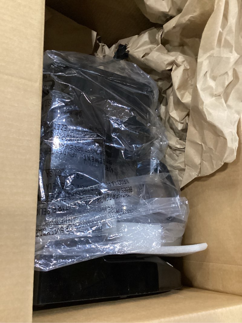 Condition photo showing New/Like New for Hamilton Beach 12 Cup Programmable Drip Coffee Maker with 3 Brew Options, Glass Carafe, Auto Pause and Pour, Black Stainless (46293)