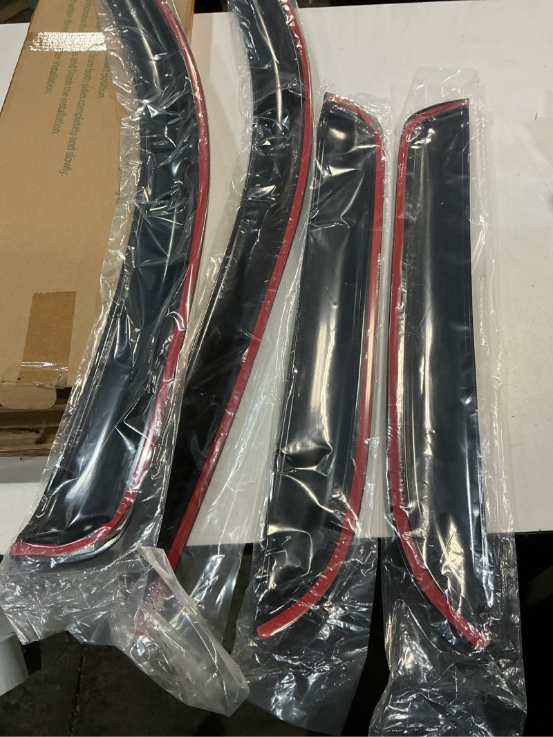 Condition photo showing New/Like New for SONTIAN Window Visor Tape-on Side Deflectors Vent Rain Guard 2016-2020 Civic 10th 4-Door Sedan Vent Window Visors, Vent Deflector 4 pcs 2016-2021 Civic Sedan