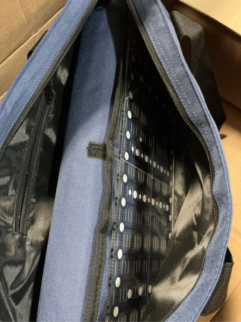 Condition photo showing Good Condition for american mahjong game set, 166 premium white tiles, 4 all-in-one color rack/pushers, complete mahjong set blue carrying bag