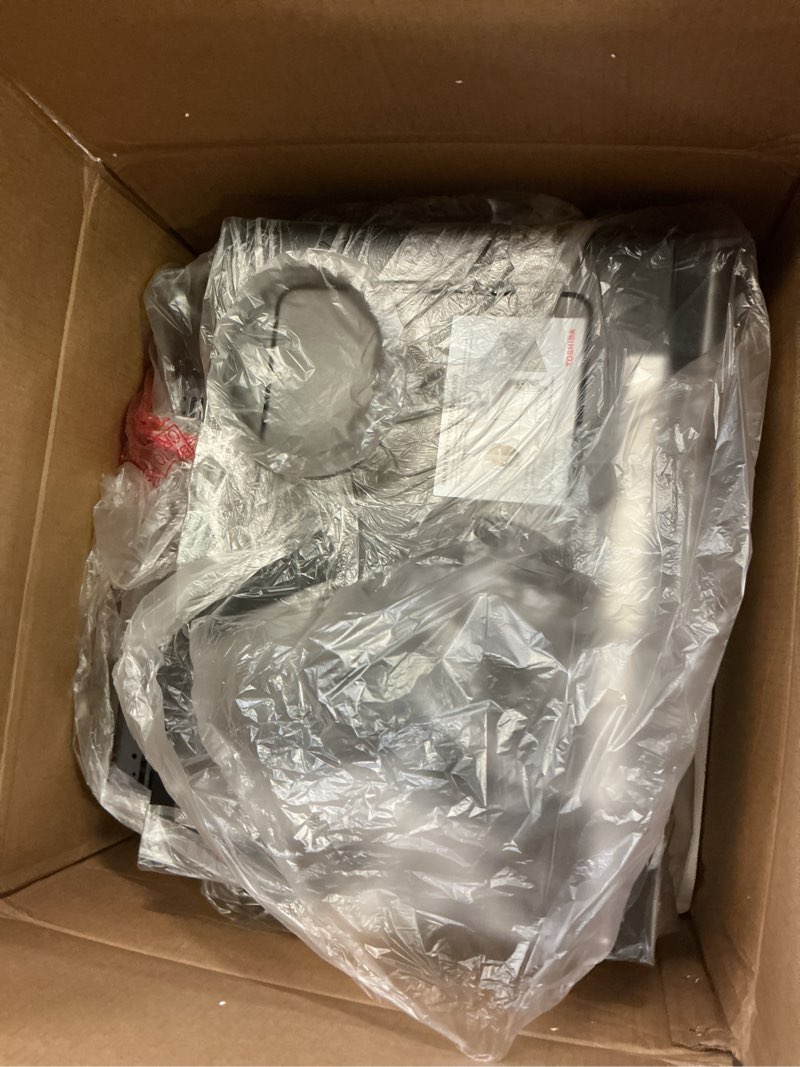 Condition photo showing Good Condition for Toshiba Air Fryer Combo 4-in-1 Countertop Microwave Oven, Smart Sensor, Convection, Mute Function, Position Memory 13.6" Turntable, 1.5 Cu Ft, 1000W, Silver, ML-EC42P(SS)