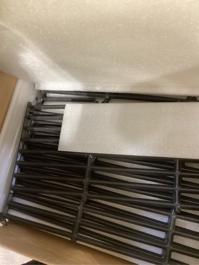 Condition photo showing Good Condition for 17" grill grates for charbroil performance 5 burner 463448021 463449021 463450022 463451022 463455021 463458021, cast iron replacement parts for charbroil 463448021, g426-0004-w1 g426-0005-w1