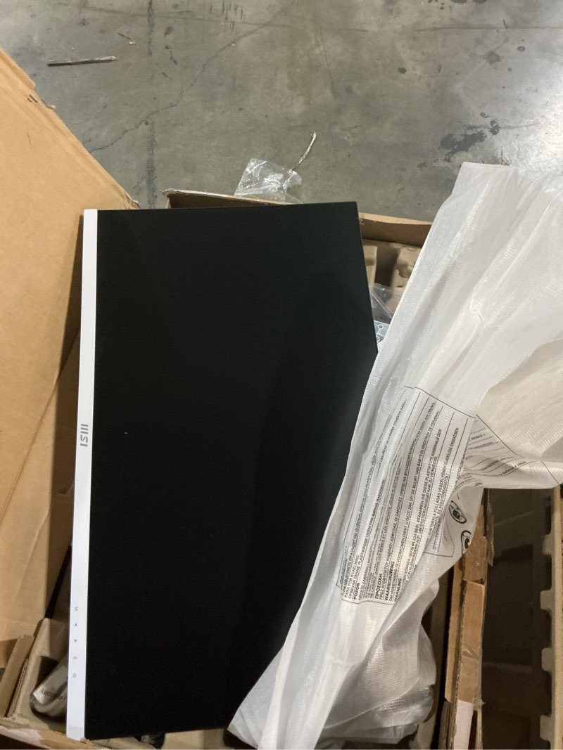 Condition photo showing Good Condition for MSI PRO MP273QW E2 AMZ 27-inch IPS 2560 x 1440 (QHD) Computer Monitor, 100Hz, Adaptive-Sync, HDMI, VESA Mountable, Tilt, Speaker, 1ms, White White PRO MP273QW E2 AMZ