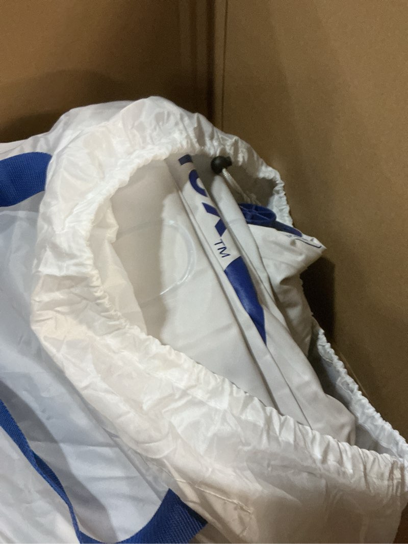 Condition photo showing As Is for EnerPlex Double High Queen Air Mattress with Built in Pump 80X60X16