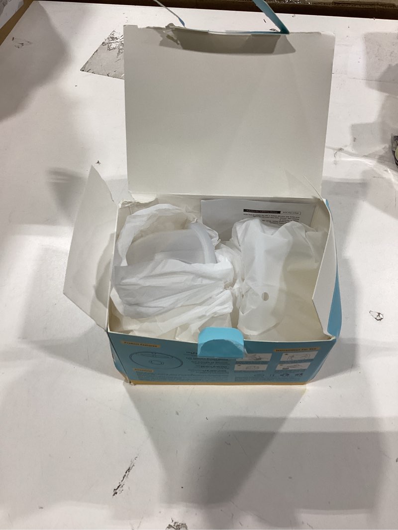 Condition photo showing New/Like New for phanpy wearable breast pump milk collector cup, new cup parts, original phanpy breast pump replacement accessories, 24 mm flange and 20mm insert included, 15 oz / 420 ml, 2 piece