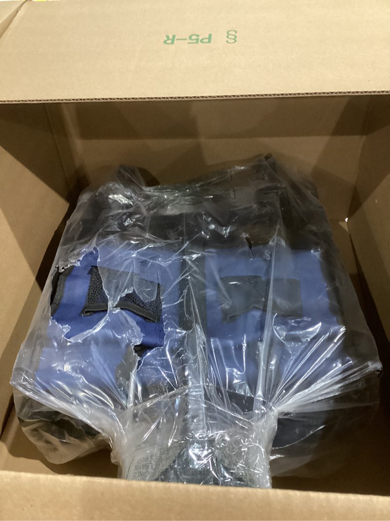 Condition photo showing Good Condition for 34'' Extra Long Collapsible Wagons Carts Foldable, 360LBS Heavy Duty Folding Beach Wagon with Wheels, Portable Utility Outdoor Cart for Grocery, Garden, Sports, Camping, Blue Navy Blue