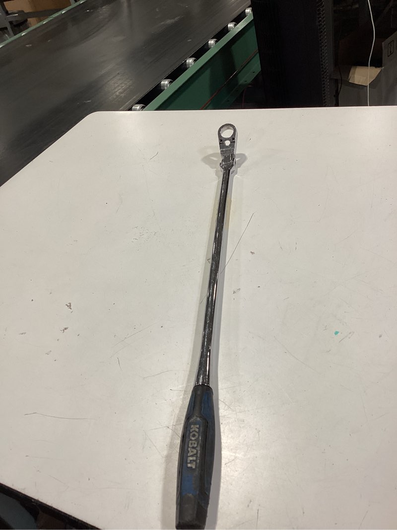 kobalt 72 -tooth 1/2-in drive comfort grip handle flexible head ratchet