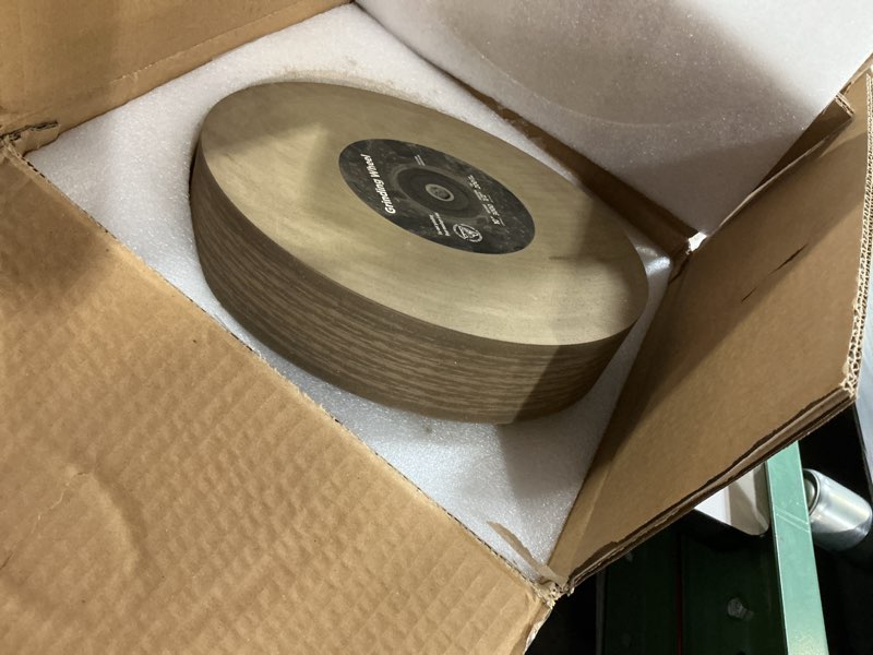 Condition photo showing New/Like New for bucktool 10 inch grinding wheel, 3000 grit wet sharpening stone grinding wheel for precision finishing