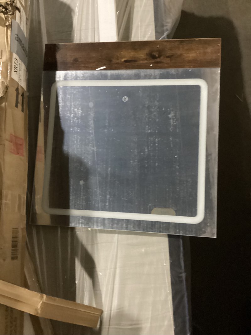 Condition photo showing As Is for garvee makeup vanity desk with lighted
