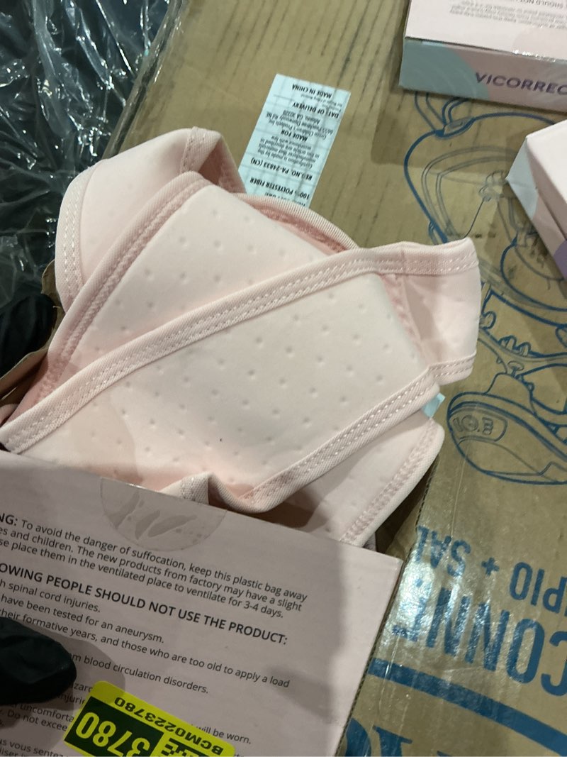 Condition photo showing New/Like New for vicorrect posture corrector for women and men, adjustable upper back brace for clavicle support and providing pain relief from neck, shoulder, and upper back s-m (25"-35")