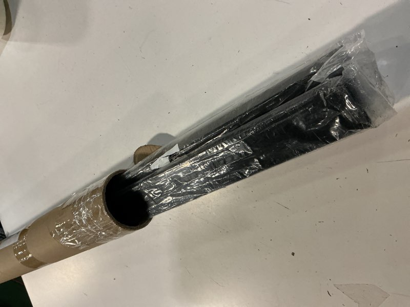 Condition photo showing Good Condition for Landical 2 Set 4ft Plastic Sliding Door Track Set for 3/4" Thick Panels Closet Glass Doors Include 2 Pcs Top Bottom Sliding Cabinet Track for Cabinet Window(Black)