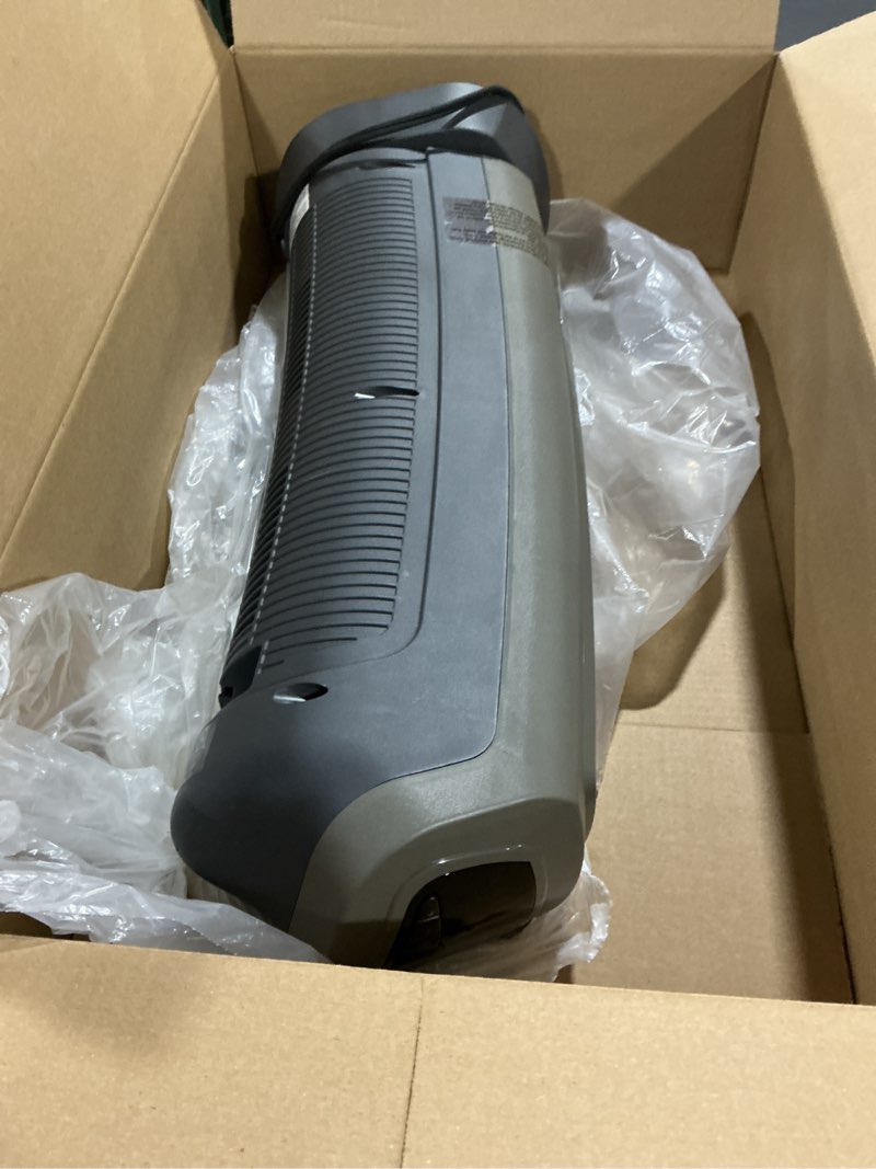 Condition photo showing As Is for Lasko Oscillating Digital Ceramic Tower Heater for Home with Adjustable Thermostat, Timer and Remote Control, 23 Inches, 1500W, Silver, 755320 Silver Heater